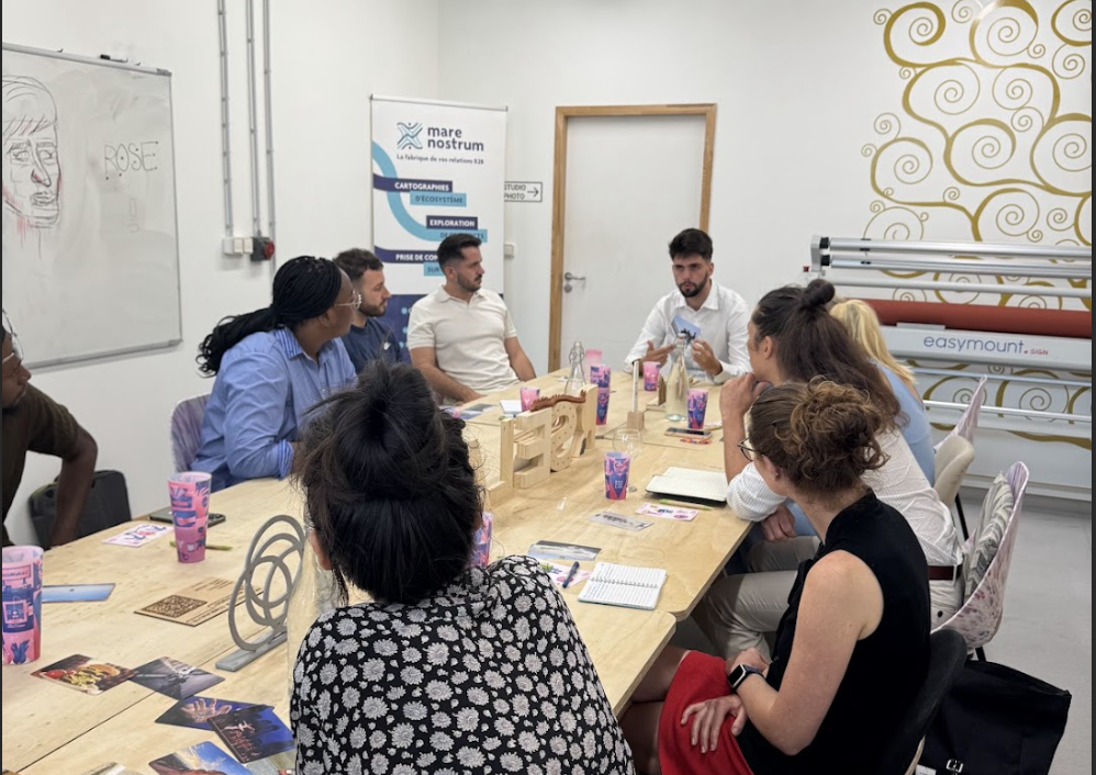 Atelier d'accompagnement entrepreneur Mare Nostrum à Toulouse avec experts et participants